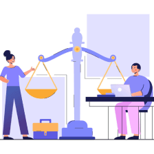 Discuss with legal matter